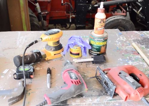 how to make a wooden grooming tote
