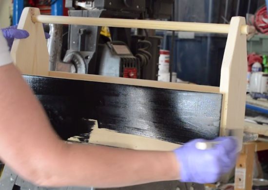 how to make a wooden grooming tote