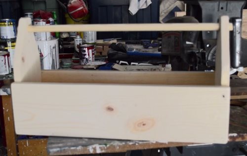how to make a wooden grooming tote
