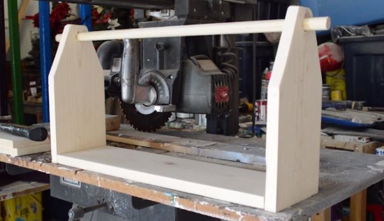how to make a wooden grooming tote