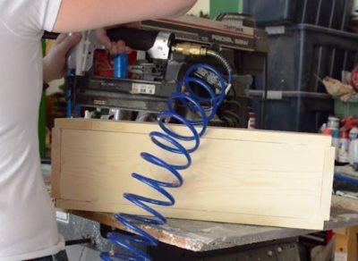 how to make a wooden grooming tote