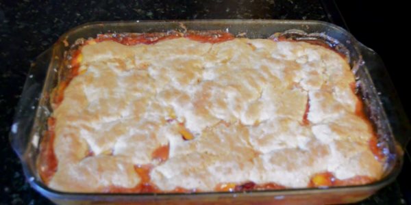 how to make peach cobbler