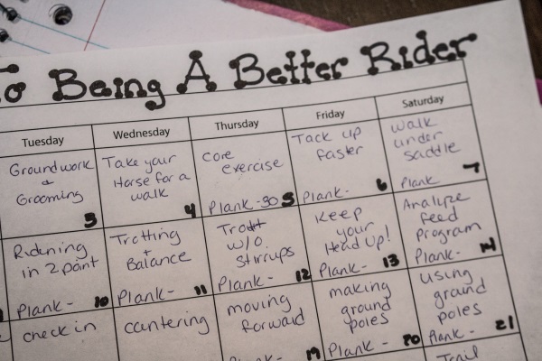 Day 5: Improve Your Core-Improve Your Riding