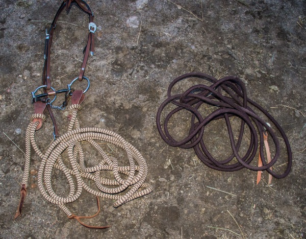 Slobber Straps and Mecate Reins