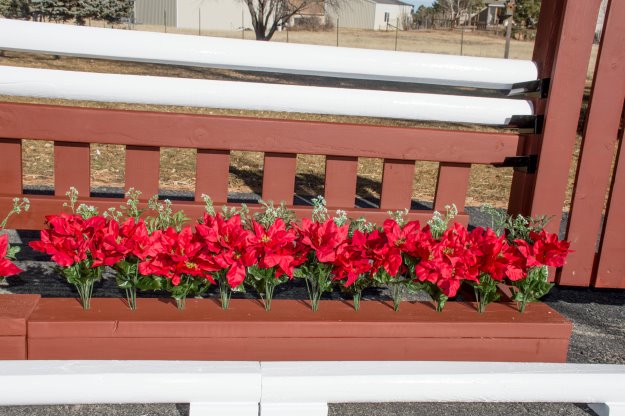 flower fill for horse jumps
