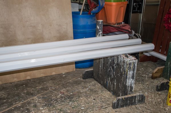 painting horse jump rails