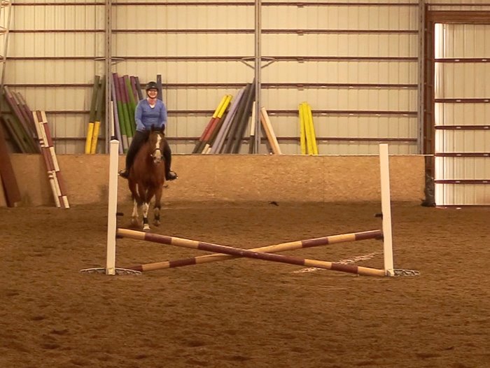 my weekly riding lesson