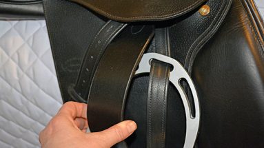 total saddle fit stability stirrup leather