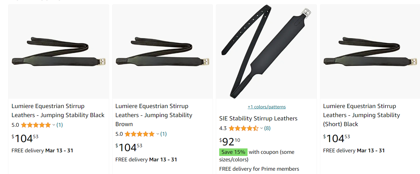 Buy Stirrup Leathers in the online shop at