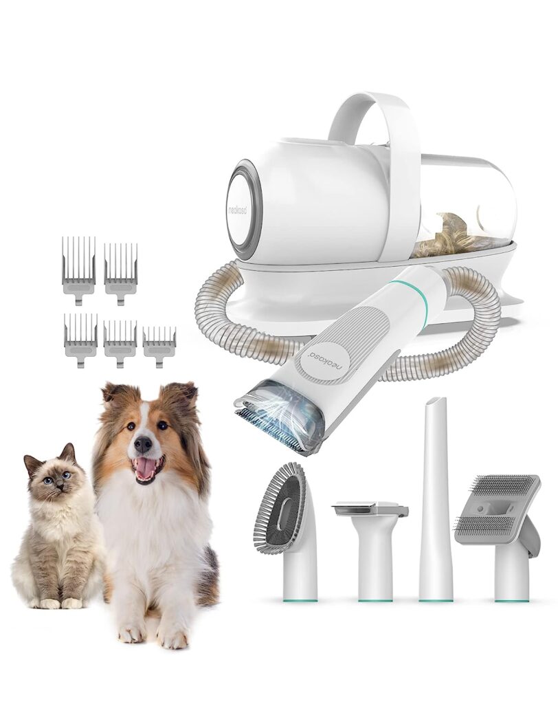 Vacuum suction pet trimmer on Amazon