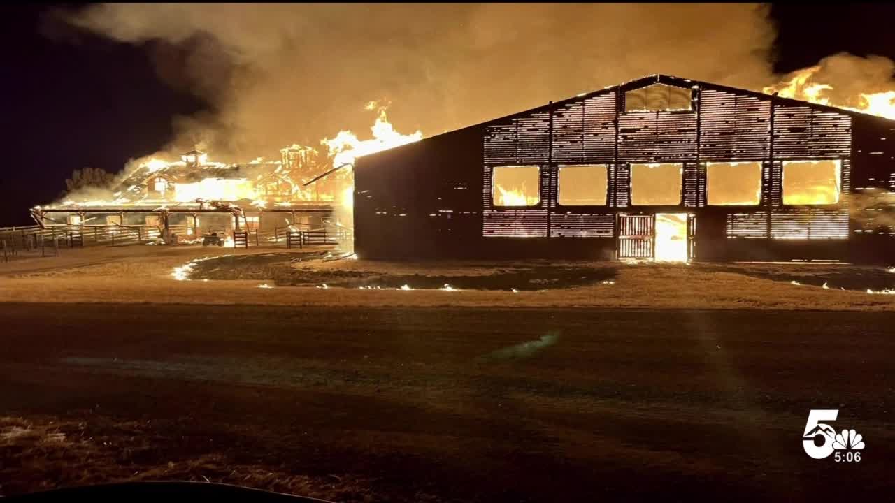 Tragic Barn Fire in Franktown, Colorado