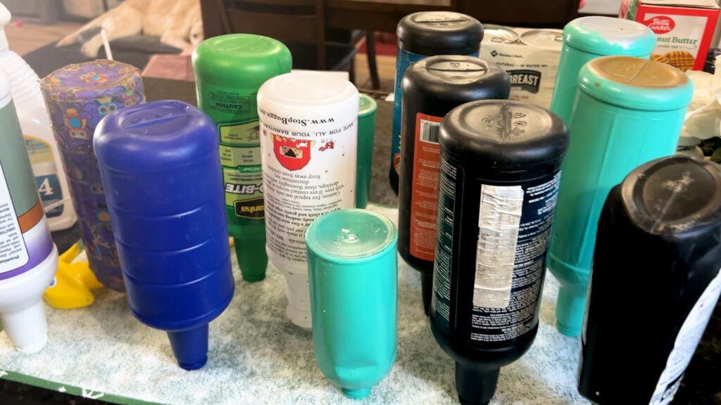 reusing spray bottles