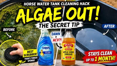 How to Clean Horse Water Tanks Naturally: My Simple Trick for Removing Algae