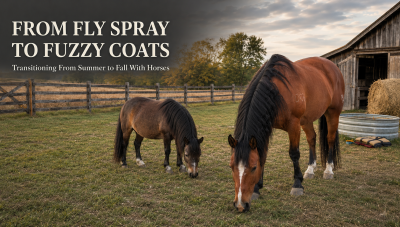 From Fly Spray to Fuzzy Coats – Transitioning from Summer to Fall