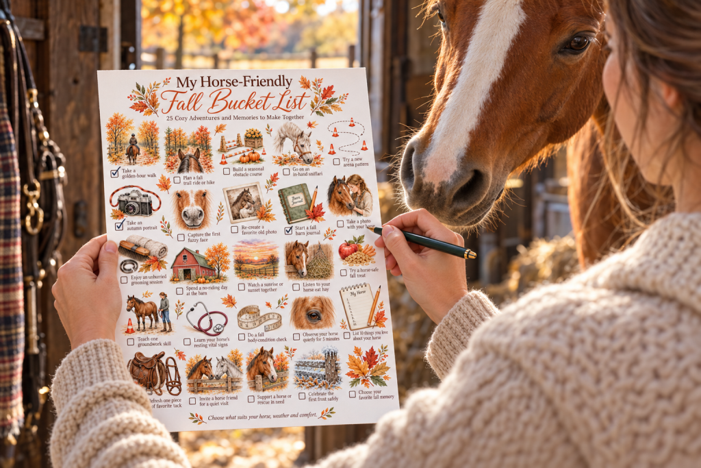 horse-friendly fall bucket list