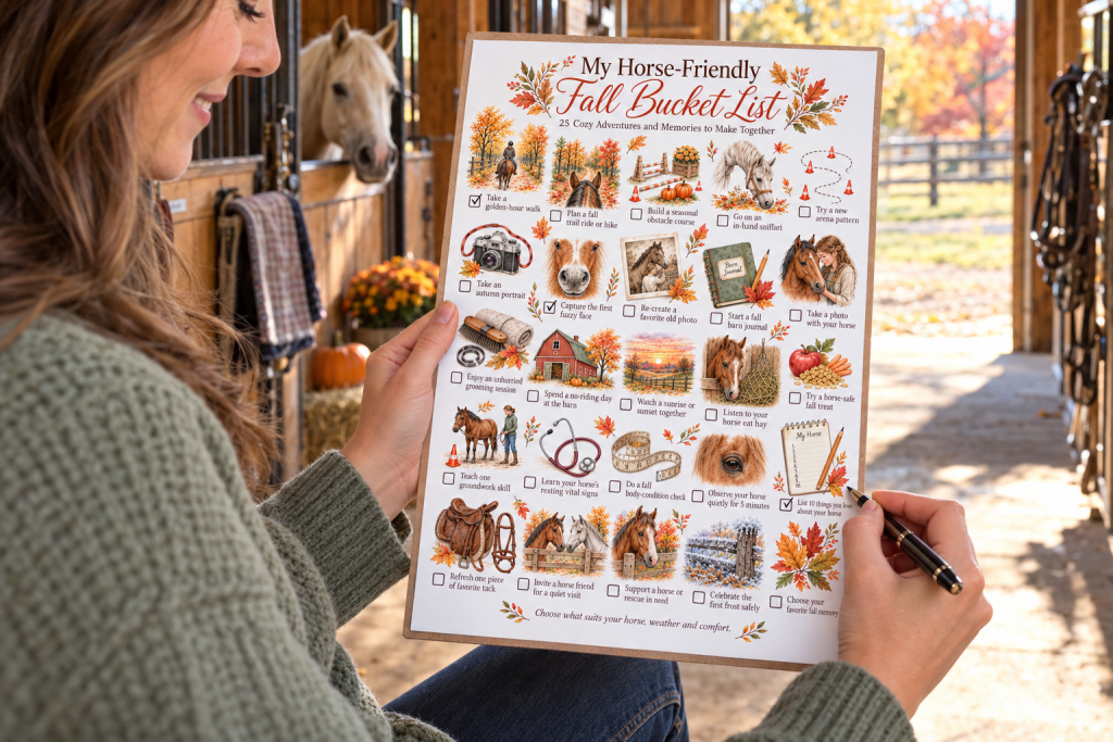 horse-friendly fall bucket list free download